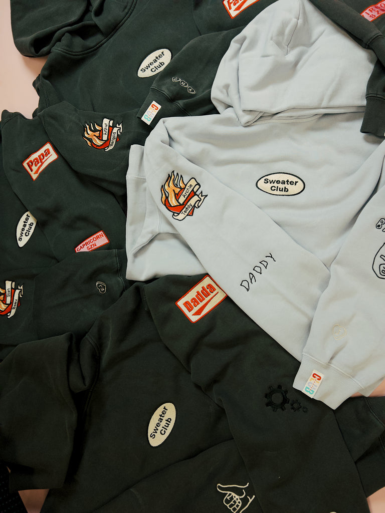 Custom Flaming Heart Tattoo Hoodies