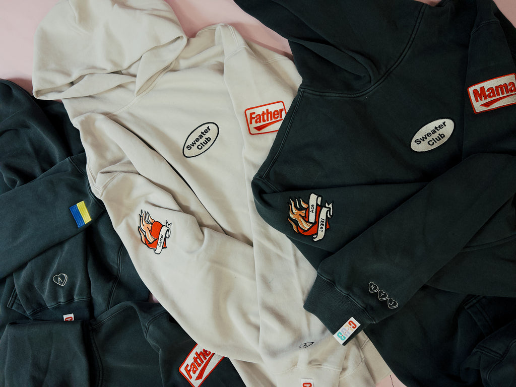 Custom Flaming Heart Tattoo Hoodies
