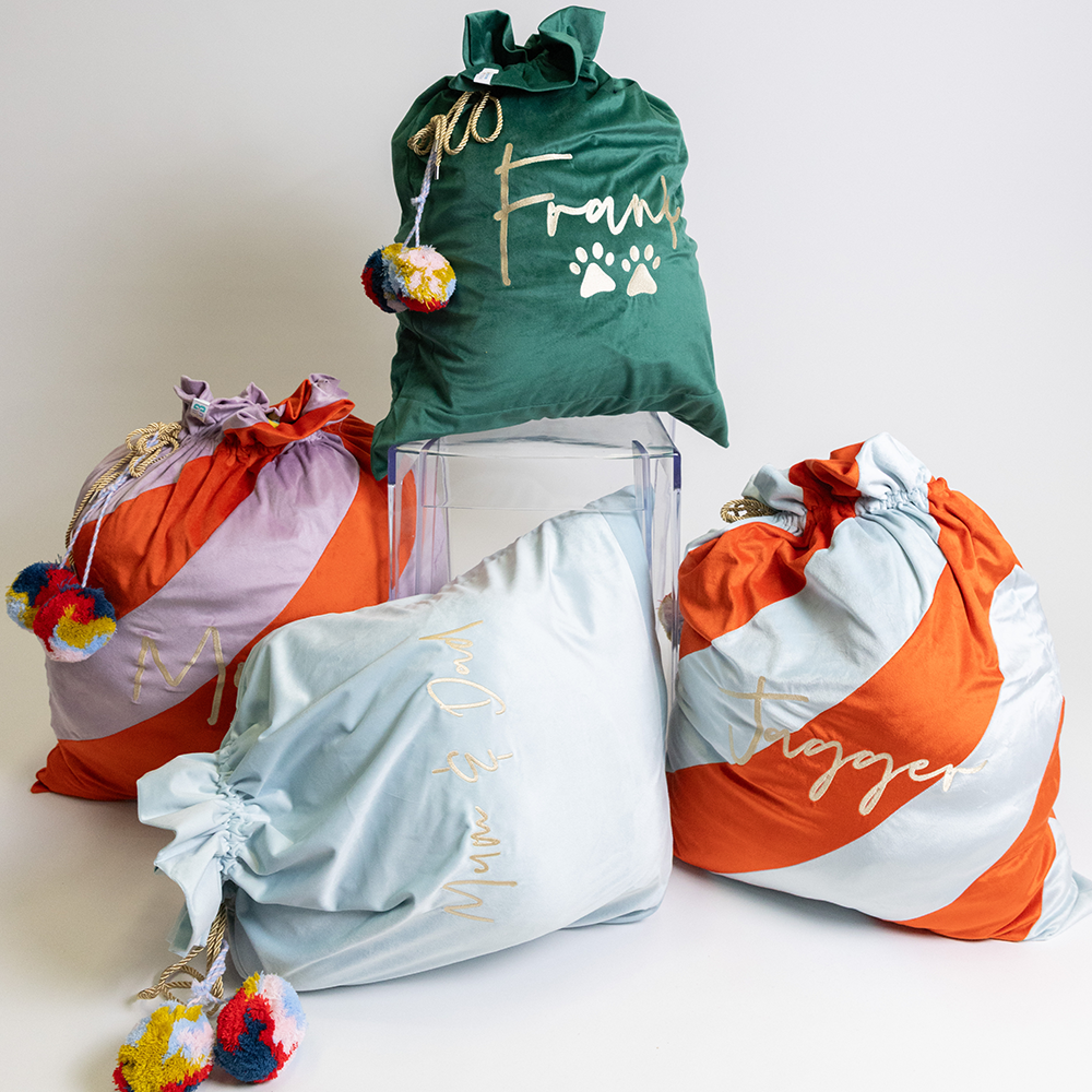 Velvet Custom Christmas Sack