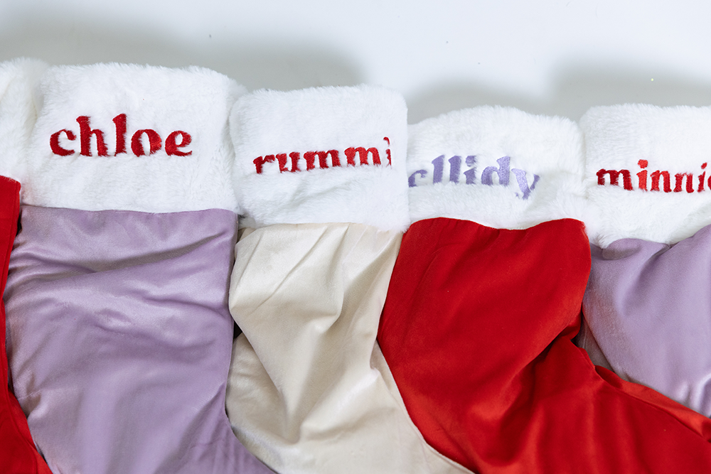 Custom Lush Christmas Stocking